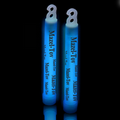6" Blue Mazel Tov Imprinted Glow Stick